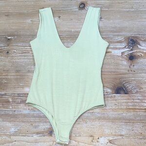 Elegant Light Green Women's Bodysuit